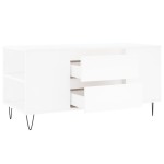 vidaXL Măsuță de cafea, alb, 102x44,5x50 cm, lemn prelucrat
