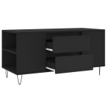 vidaXL Măsuță de cafea, negru, 102x44,5x50 cm, lemn prelucrat vidaXL Măsuță de cafea, negru, 102x44,5x50 cm, lemn prelucrat