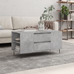 vidaXL Măsuță de cafea, gri beton, 102x44,5x50 cm, lemn prelucrat vidaXL Măsuță de cafea, gri beton, 102x44,5x50 cm, lemn prelucrat