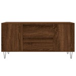 vidaXL Măsuță de cafea, stejar maro, 102x44,5x50 cm, lemn prelucrat vidaXL Măsuță de cafea, stejar maro, 102x44,5x50 cm, lemn prelucrat