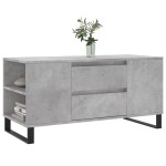 vidaXL Măsuță de cafea, gri beton, 102x44,5x50 cm, lemn prelucrat vidaXL Măsuță de cafea, gri beton, 102x44,5x50 cm, lemn prelucrat