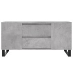 vidaXL Măsuță de cafea, gri beton, 102x44,5x50 cm, lemn prelucrat vidaXL Măsuță de cafea, gri beton, 102x44,5x50 cm, lemn prelucrat