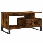 vidaXL Măsuță de cafea, stejar fumuriu, 90x49x45 cm, lemn prelucrat vidaXL Măsuță de cafea, stejar fumuriu, 90x49x45 cm, lemn prelucrat