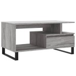 vidaXL Măsuță de cafea, gri sonoma, 90x49x45 cm, lemn compozit vidaXL Măsuță de cafea, gri sonoma, 90x49x45 cm, lemn compozit