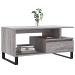 vidaXL Măsuță de cafea, gri sonoma, 90x49x45 cm, lemn compozit vidaXL Măsuță de cafea, gri sonoma, 90x49x45 cm, lemn compozit