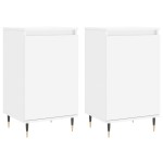 vidaXL Dulapuri, 2 buc., alb, 40x35x70 cm, lemn prelucrat vidaXL Dulapuri, 2 buc., alb, 40x35x70 cm, lemn prelucrat