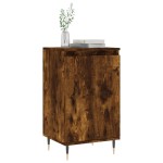 vidaXL Servante, 2 buc., stejar fumuriu, 40x35x70 cm, lemn prelucrat