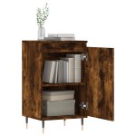 vidaXL Servante, 2 buc., stejar fumuriu, 40x35x70 cm, lemn prelucrat