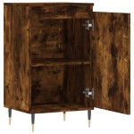 vidaXL Servante, 2 buc., stejar fumuriu, 40x35x70 cm, lemn prelucrat