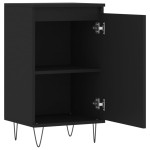 vidaXL Dulapuri, 2 buc., negru, 40x35x70 cm, lemn prelucrat
