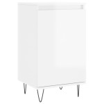 vidaXL Dulapuri, 2 buc., alb extralucios, 40x35x70 cm, lemn prelucrat