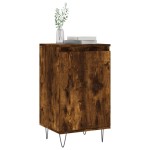 vidaXL Dulapuri, 2 buc., stejar fumuriu, 40x35x70 cm, lemn prelucrat