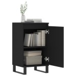 vidaXL Dulapuri, 2 buc., negru, 40x35x70 cm, lemn prelucrat