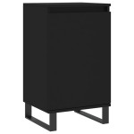 vidaXL Dulapuri, 2 buc., negru, 40x35x70 cm, lemn prelucrat