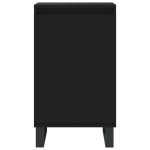 vidaXL Dulapuri, 2 buc., negru, 40x35x70 cm, lemn prelucrat