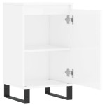 vidaXL Dulapuri, 2 buc., alb extralucios, 40x35x70 cm, lemn prelucrat