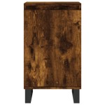 vidaXL Dulapuri, 2 buc., stejar fumuriu, 40x35x70 cm, lemn prelucrat vidaXL Dulapuri, 2 buc., stejar fumuriu, 40x35x70 cm, lemn prelucrat