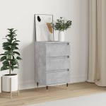 vidaXL Dulap, gri beton, 40x35x70 cm, lemn prelucrat