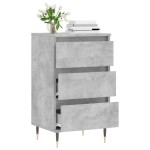 vidaXL Dulap, gri beton, 40x35x70 cm, lemn prelucrat