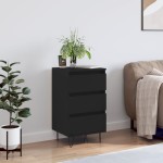 vidaXL Dulap, negru, 40x35x70 cm, lemn prelucrat