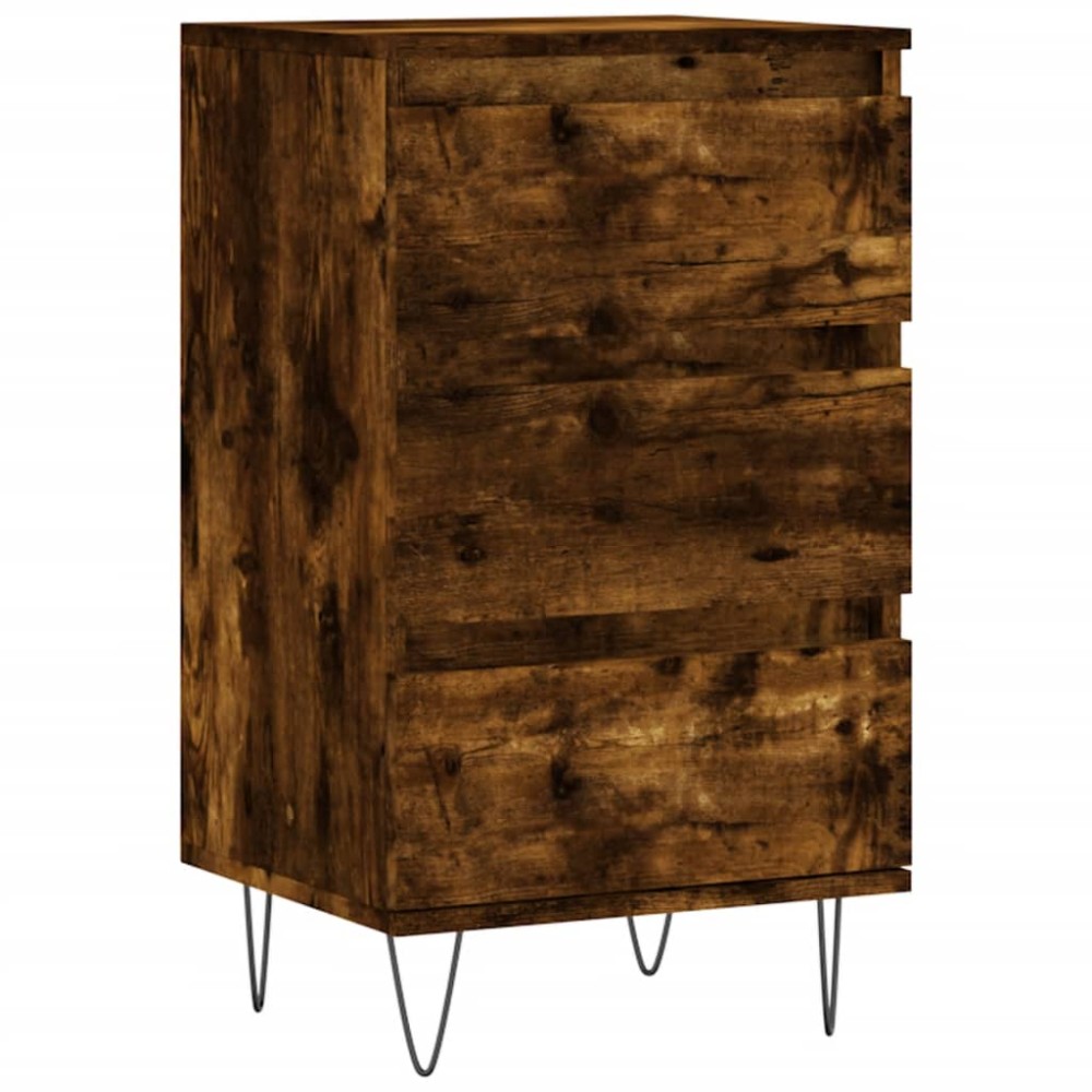 vidaXL Dulap, stejar afumat, 40x35x70 cm, lemn prelucrat