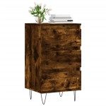 vidaXL Dulap, stejar afumat, 40x35x70 cm, lemn prelucrat