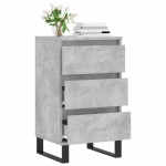 vidaXL Servantă, gri beton, 40x35x70 cm, lemn prelucrat