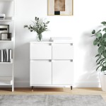 vidaXL Servantă, alb, 60x35x70 cm, lemn prelucrat vidaXL Servantă, alb, 60x35x70 cm, lemn prelucrat