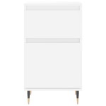 vidaXL Servante, 2 buc., alb, 40x35x70 cm, lemn prelucrat