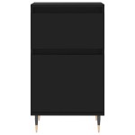 vidaXL Servante, 2 buc., negru, 40x35x70 cm, lemn prelucrat