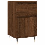 vidaXL Servante, 2 buc., stejar maro, 40x35x70 cm, lemn prelucrat