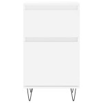 vidaXL Servante, 2 buc., alb, 40x35x70 cm, lemn prelucrat