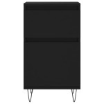 vidaXL Servante, 2 buc., negru, 40x35x70 cm, lemn prelucrat