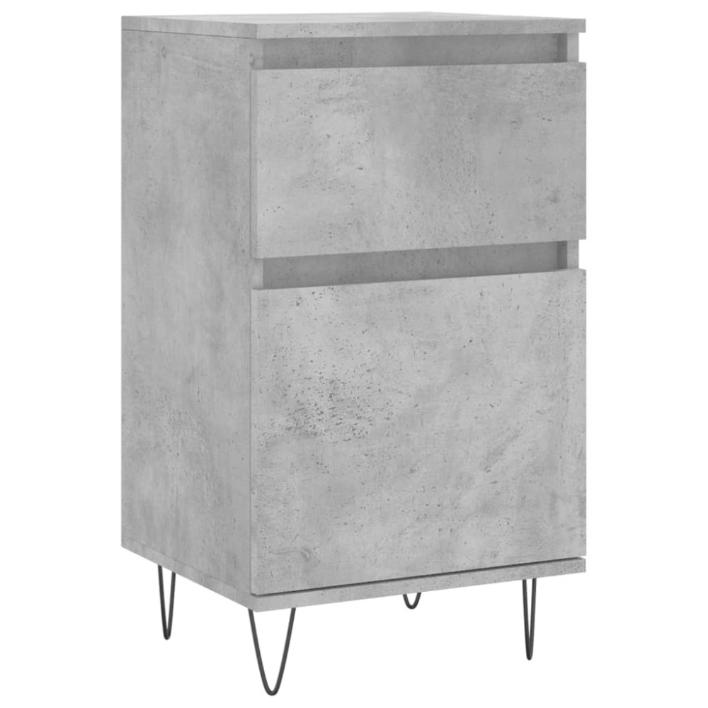 vidaXL Servantă, gri beton, 40x35x70 cm, lemn prelucrat