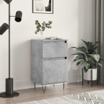 vidaXL Servantă, gri beton, 40x35x70 cm, lemn prelucrat vidaXL Servantă, gri beton, 40x35x70 cm, lemn prelucrat
