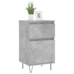 vidaXL Servantă, gri beton, 40x35x70 cm, lemn prelucrat vidaXL Servantă, gri beton, 40x35x70 cm, lemn prelucrat