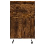 vidaXL Servante, 2 buc., stejar fumuriu, 40x35x70 cm, lemn prelucrat