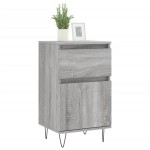 vidaXL Servantă, gri sonoma, 40x35x70 cm, lemn prelucrat vidaXL Servantă, gri sonoma, 40x35x70 cm, lemn prelucrat