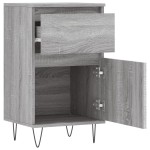 vidaXL Servantă, gri sonoma, 40x35x70 cm, lemn prelucrat vidaXL Servantă, gri sonoma, 40x35x70 cm, lemn prelucrat