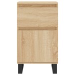 vidaXL Servante, 2 buc., stejar sonoma, 40x35x70 cm, lemn prelucrat