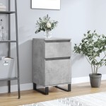 vidaXL Servantă, gri beton, 40x35x70 cm, lemn prelucrat vidaXL Servantă, gri beton, 40x35x70 cm, lemn prelucrat