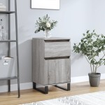 vidaXL Servantă, gri sonoma, 40x35x70 cm, lemn prelucrat vidaXL Servantă, gri sonoma, 40x35x70 cm, lemn prelucrat