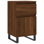 vidaXL Servante, 2 buc., stejar maro, 40x35x70 cm, lemn prelucrat