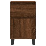 vidaXL Servante, 2 buc., stejar maro, 40x35x70 cm, lemn prelucrat