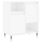 vidaXL Servantă, alb extralucios, 60x35x70 cm, lemn prelucrat vidaXL Servantă, alb extralucios, 60x35x70 cm, lemn prelucrat