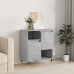 vidaXL Servantă, gri beton, 60x35x70 cm, lemn prelucrat vidaXL Servantă, gri beton, 60x35x70 cm, lemn prelucrat