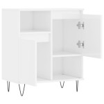 vidaXL Servantă, alb extralucios, 60x35x70 cm, lemn prelucrat vidaXL Servantă, alb extralucios, 60x35x70 cm, lemn prelucrat