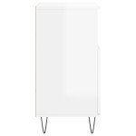 vidaXL Servantă, alb extralucios, 60x35x70 cm, lemn prelucrat vidaXL Servantă, alb extralucios, 60x35x70 cm, lemn prelucrat