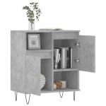 vidaXL Servantă, gri beton, 60x35x70 cm, lemn prelucrat vidaXL Servantă, gri beton, 60x35x70 cm, lemn prelucrat