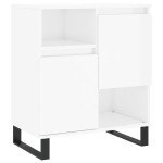 vidaXL Servantă, alb extralucios, 60x35x70 cm, lemn prelucrat